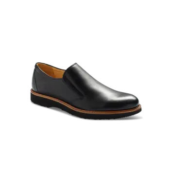 SAMUEL HUBBARD SAMUEL HUBBARD FREQUENT TRAVELLER LOAFER BLACK LEATHER