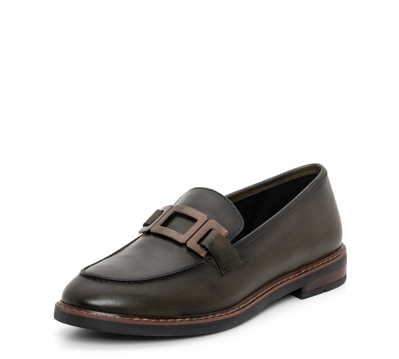 ARA SHOES ARA SHOES KATSURA LOAFER OLIVE LEATHER