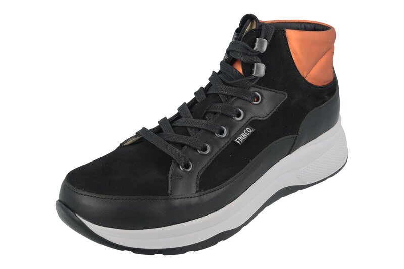 FINN COMFORT FINN COMFORT DAYTONA BOOT BLACK/ARANCIA NAPPA