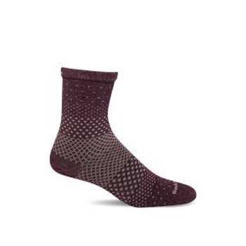 SOCKWELL SOCKWELL PLANTAR EASE CREW BLACKBERRY Ws (PLANTAR RELIEF SOCKS)