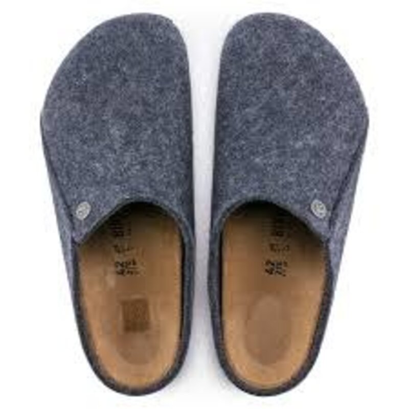 BIRKENSTOCK BIRKENSTOCK SLIPPERS  ZERMATT ANTRACITE WOOL