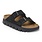 BIRKENSTOCK BIRKENSTOCK ARIZONA FLEX PLATFORM BLACK SUEDE LEATHER