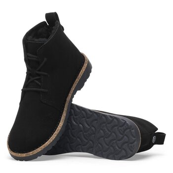BIRKENSTOCK BIRKENSTOCK UPPSALA MID BOOT SHEARLING LACE BLACK