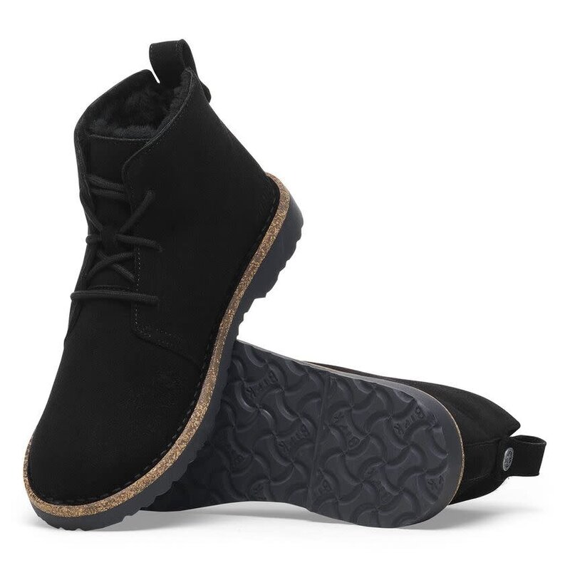 BIRKENSTOCK BIRKENSTOCK UPPSALA MID BOOT SHEARLING LACE BLACK