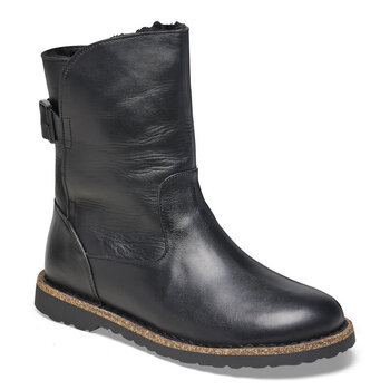 BIRKENSTOCK BIRKENSTOCK UPPSALA BLACK LEATHER/SHEARLING