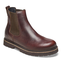 BIRKENSTOCK BIRKENSTOCK HIGHWOOD M SLIP-ON CHOCOLATE LEATHER