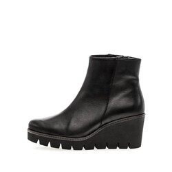 GABOR GABOR WEDGE BOOT 54780-27 BLACK LEATHER