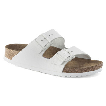 BIRKENSTOCK BIRKENSTOCK ARIZONA SFB WHITE LEATHER