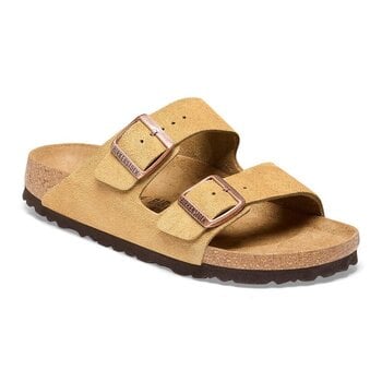 BIRKENSTOCK BIRKENSTOCK ARIZONA LATTE CREAM SUEDE