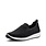 ARA SHOES ARA SHOES LISBON SLIP ON BLACK WOVENSTRETCH