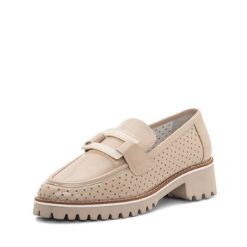 ARA SHOES ARA SHOES KEGON LOAFER PERF NUDE PATENT LEATHER