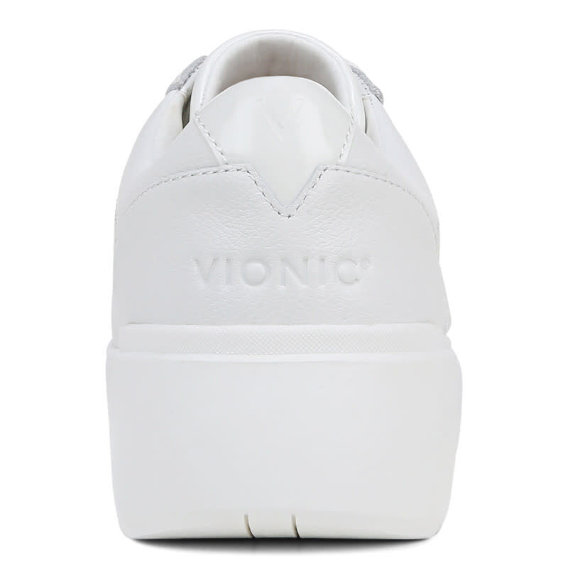 VIONIC VIONIC KEARNY PLATFORM LACE UP WHITE TUMBLED/PATENT