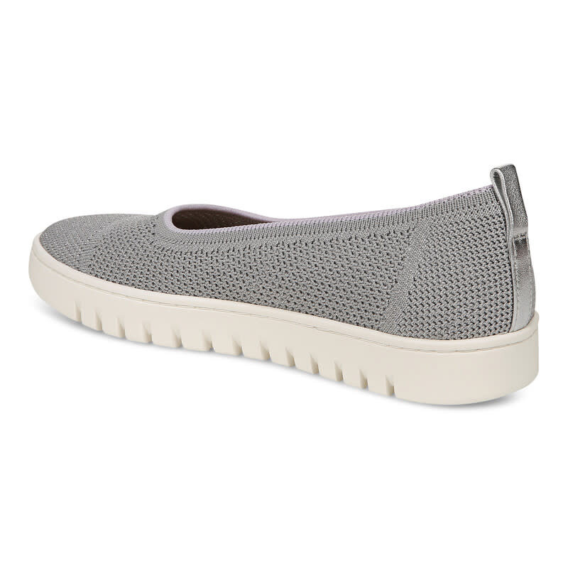 VIONIC VIONIC UPTOWN SKIMMER KNIT FLAT LIGHT GREY