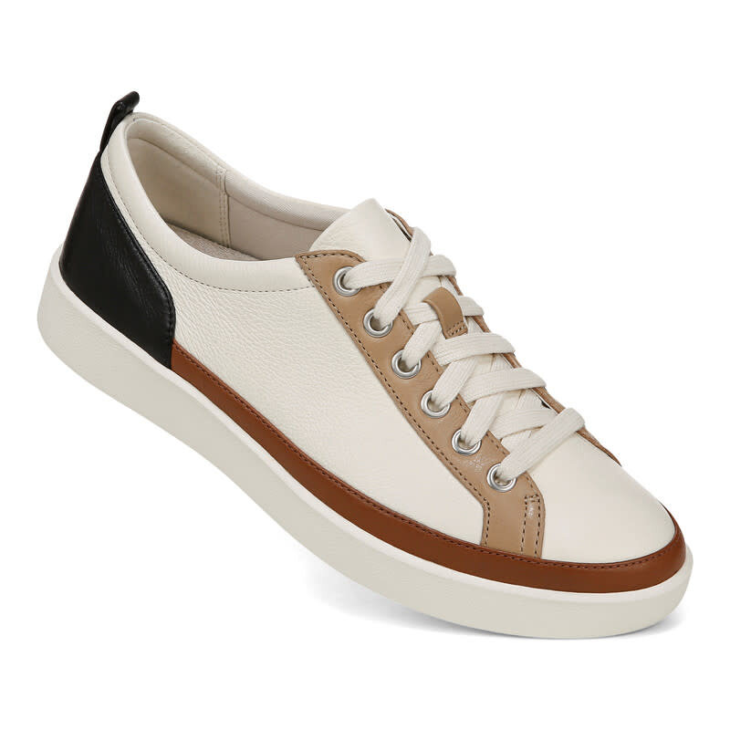 VIONIC VIONIC WINNY SNEAKER LACE UP IVORY/BLACK