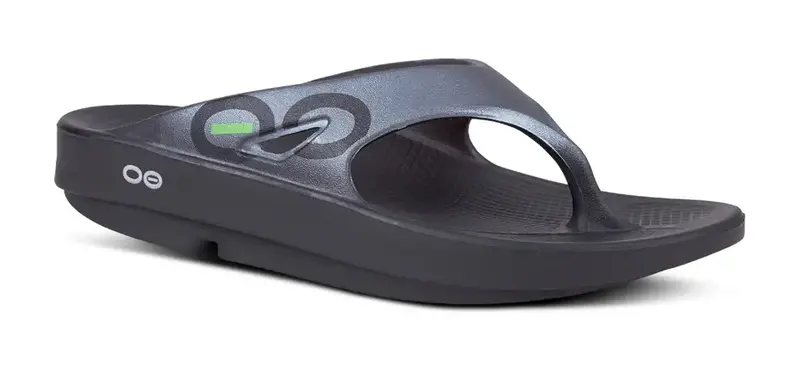 OOFOS OOFOS OORIGINAL SPORT (THONG) BLACK/GRAPHITE