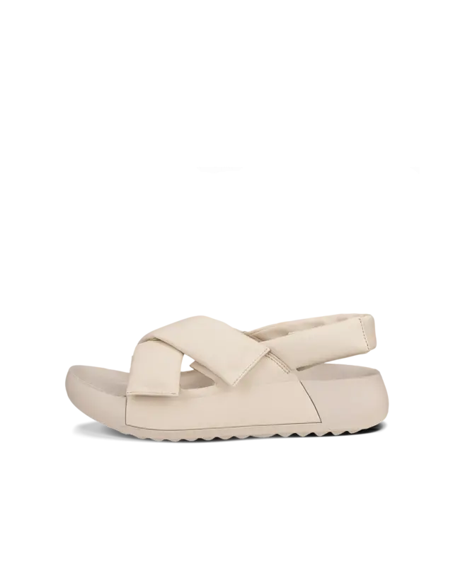 ECCO ECCO COZMO PF-2-STRAP WOMEN SANDAL LIMESTONE LEATHER