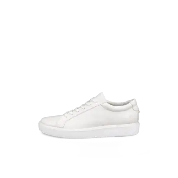 ECCO ECCO SOFT 60 SNEAKER LACE UP WOMEN WHITE LEATHER