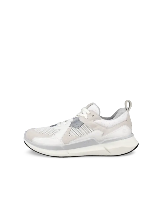 ECCO ECCO BIOM 2.2 WOMEN LEA TEX LACE UP SHADOW WHITE/WHITE