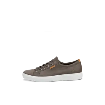 ECCO ECCO SOFT 7 M SNEAKER LACE UP DARK CLAY/LION LEATHER