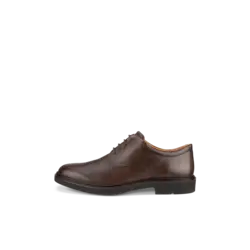 ECCO ECCO METRO LONDON DERBY MEN SHOE COCOA BROWN LEATHER