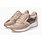 MEPHISTO MEPHISTO KIM PERF SNEAKER SIDE ZIP BEIGE LEATHER