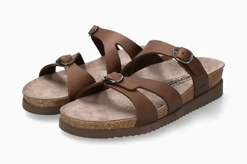 MEPHISTO MEPHIST HANNEL SANDAL DARK BROWN