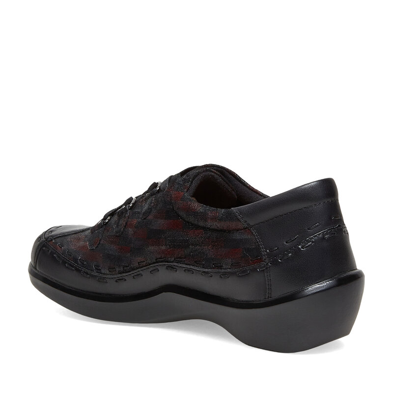 ZIERA ZIERA ALLSORTS BLACK PLUM TETRIS LEATHER