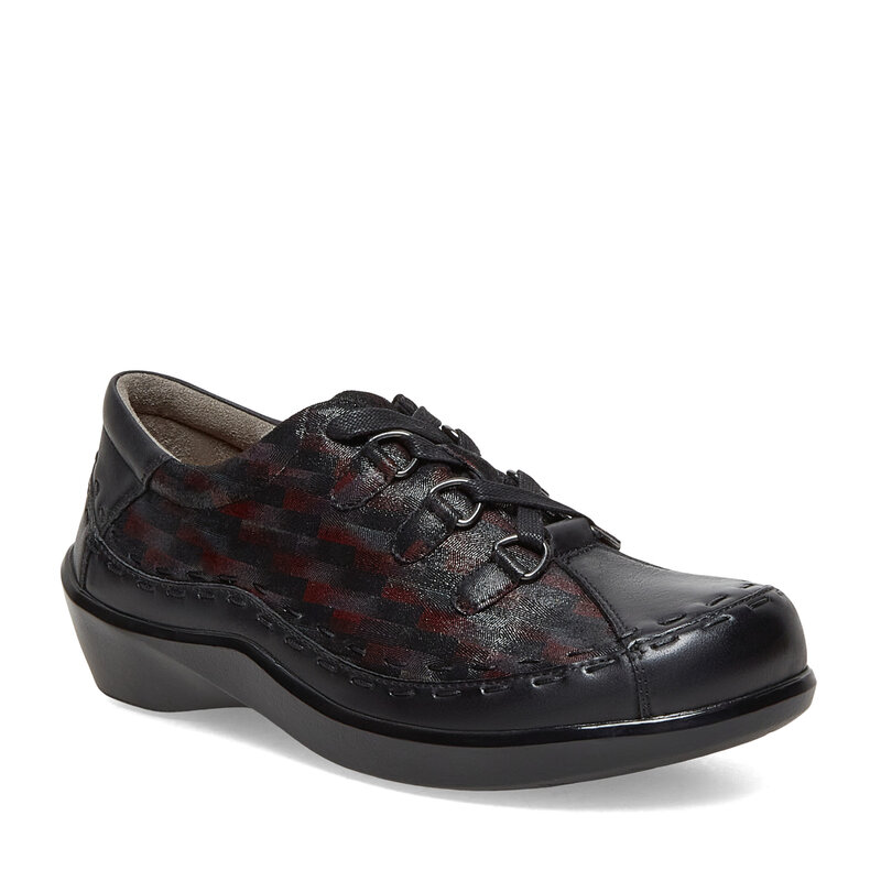 ZIERA ZIERA ALLSORTS BLACK PLUM TETRIS LEATHER