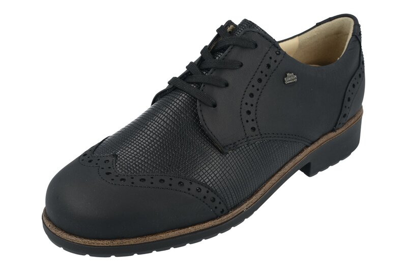 FINN COMFORT FINN COMFORT ASIAGO SHOE LACE UP BLACK SIRIO-HOLLY