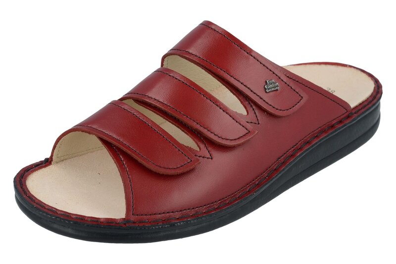 FINN COMFORT FINN COMFORT KORFU SANDAL RED SIERRA