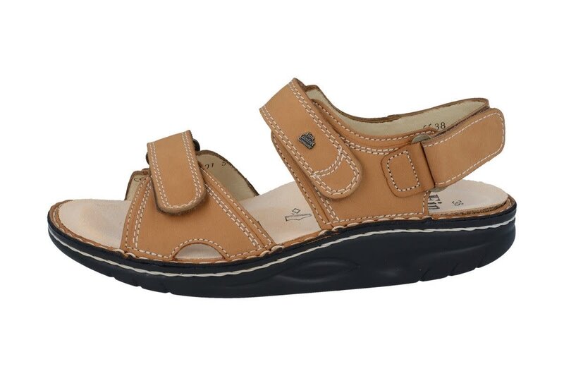 FINN COMFORT FINN COMFORT YUMA ROCKER SANDAL ALMOND NUBUCK