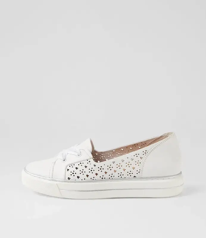 ZIERA ZIERA KENJI SNEAKER WHITE LEATHER
