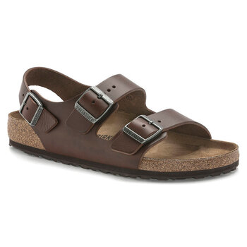 BIRKENSTOCK BIRKENSTOCK MILANO GRIP VINTAGE ROAST LEATHER