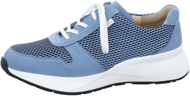 FINN COMFORT FINN COMFORT LEGANES SNEAKER LACE UP BLUE SKY NUBUK ROZA