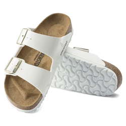 BIRKENSTOCK BIRKENSTOCK ARIZONA BIRKO FLOR WHITE PATENT