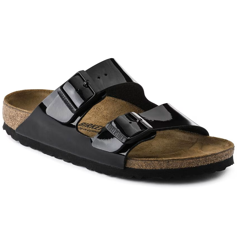 BIRKENSTOCK BIRKENSTOCK ARIZONA BIRKO FLOR BLACK PATENT