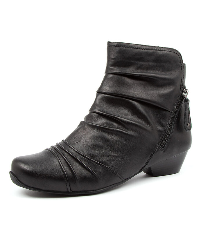 ZIERA ZIERA CAMRYN BLACK LEATHER