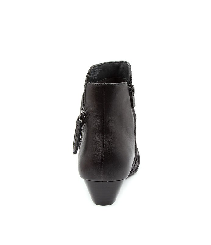 ZIERA ZIERA CAMRYN BLACK LEATHER