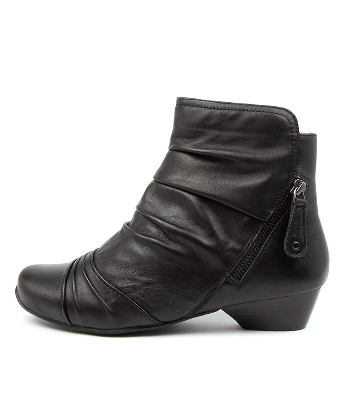 ZIERA ZIERA CAMRYN BLACK LEATHER