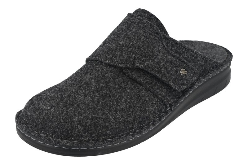 FINN COMFORT FINN COMFORT ZAMS CLOG ANTHRACITE WOOLFELT