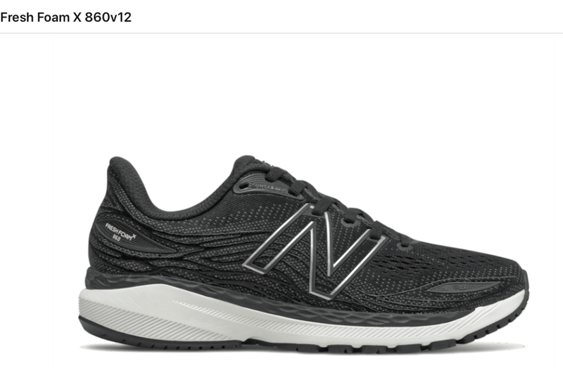 NEW BALANCE NEW BALANCE WOMEN W860M12 BLACK