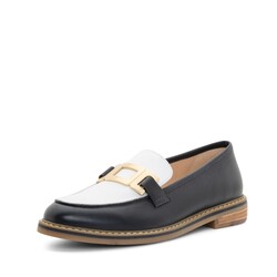 ARA SHOES ARA SHOES KATSURA LOAFER NAVY & WHITE CALF LEATHER