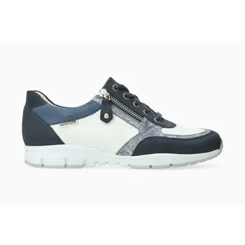 MEPHISTO MEPHISTO YLONA SNEAKER LACE UP SIDE ZIP JEANS BLUE