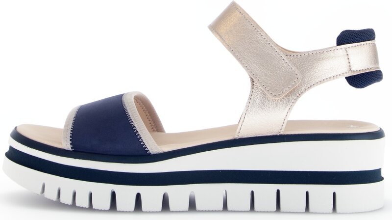 GABOR GABOR SANDAL 2-STRAP 64 629 16 BLUE PUDER