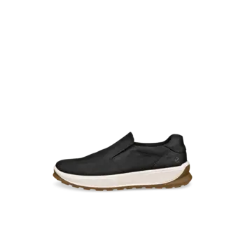 ECCO ECCO BYWAY 2.0 MEN LOW LEA SNEAKER SLIP ON BLACK LEATHER