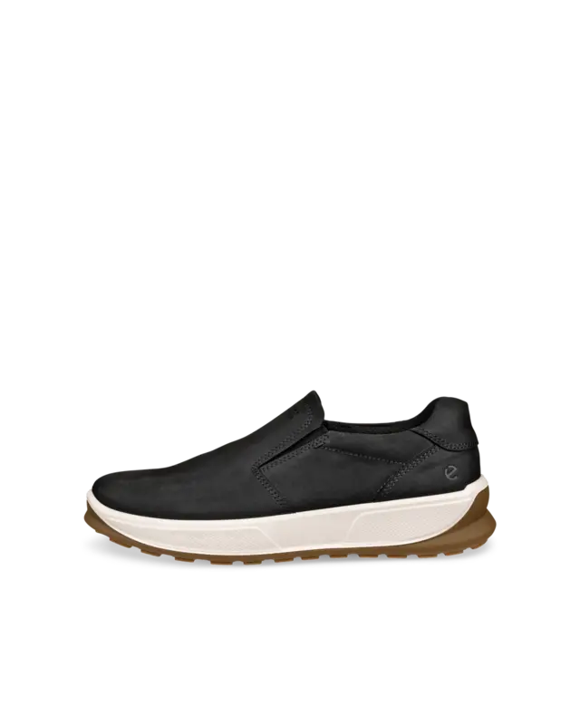 ECCO ECCO BYWAY 2.0 MEN LOW LEA SNEAKER SLIP ON BLACK LEATHER