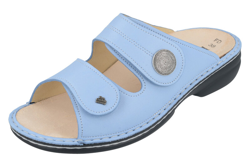 FINN COMFORT FINN COMFORT SANSIBAR SLIDE BLUE NUBE