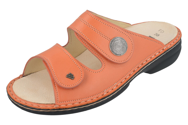 FINN COMFORT FINN COMFORT SANSIBAR SLIDE MANDARIN LEATHER