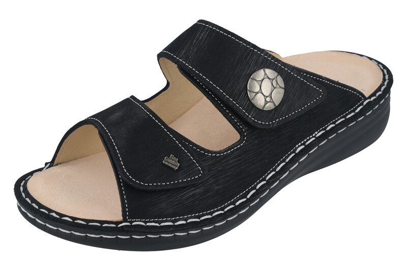 FINN COMFORT FINN COMFORT MOOREA SANDAL MELLOW SOFT BLACK ASTOR
