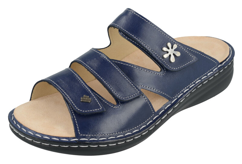 FINN COMFORT FINN COMFORT GRENADA SLIDE MELLOW SOFT BLUE YUKA